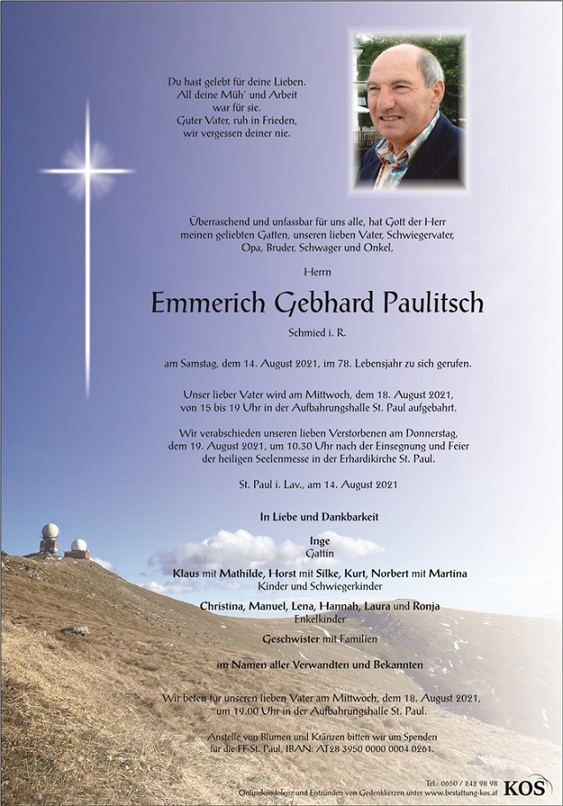 Emmerich Gebhard Paulitsch